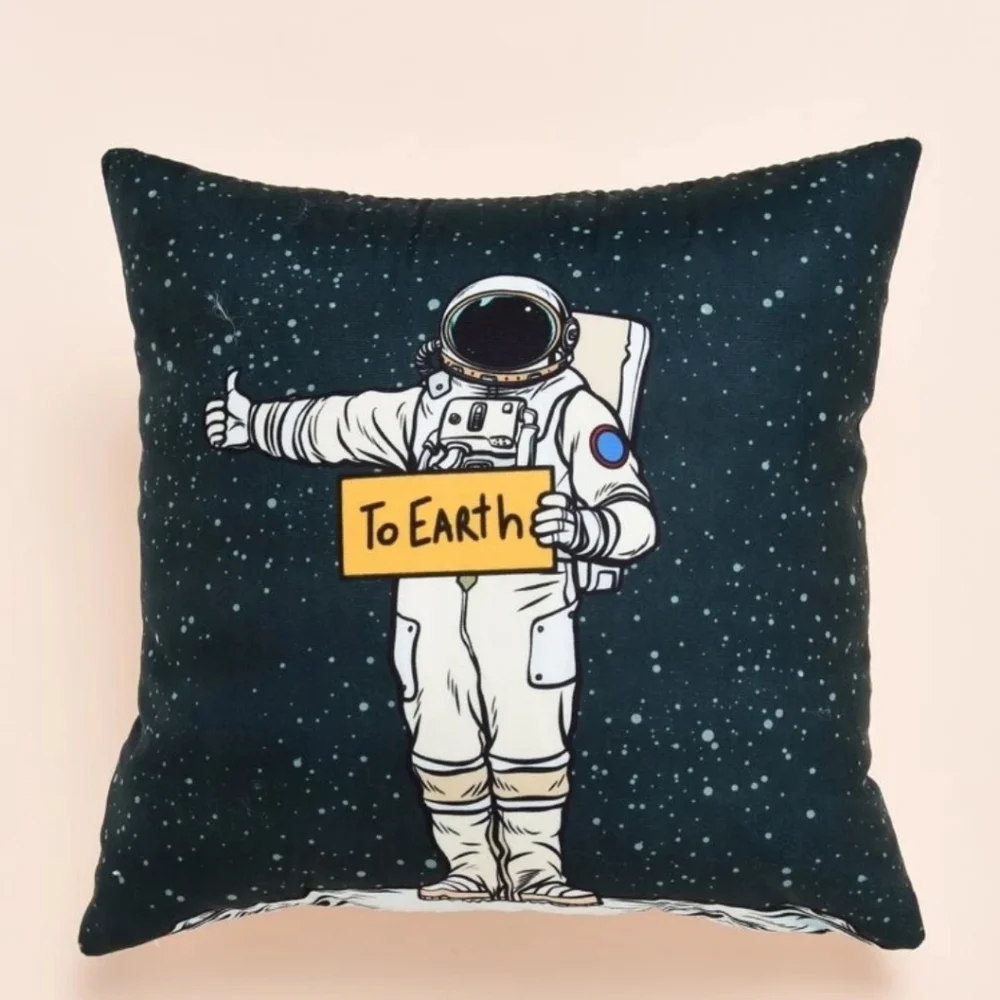 NWT Astronaut Pillow Cover Home Decor